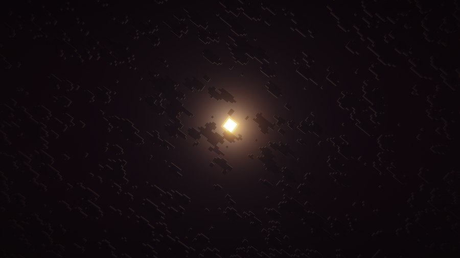 Golden sun shining through the clouds